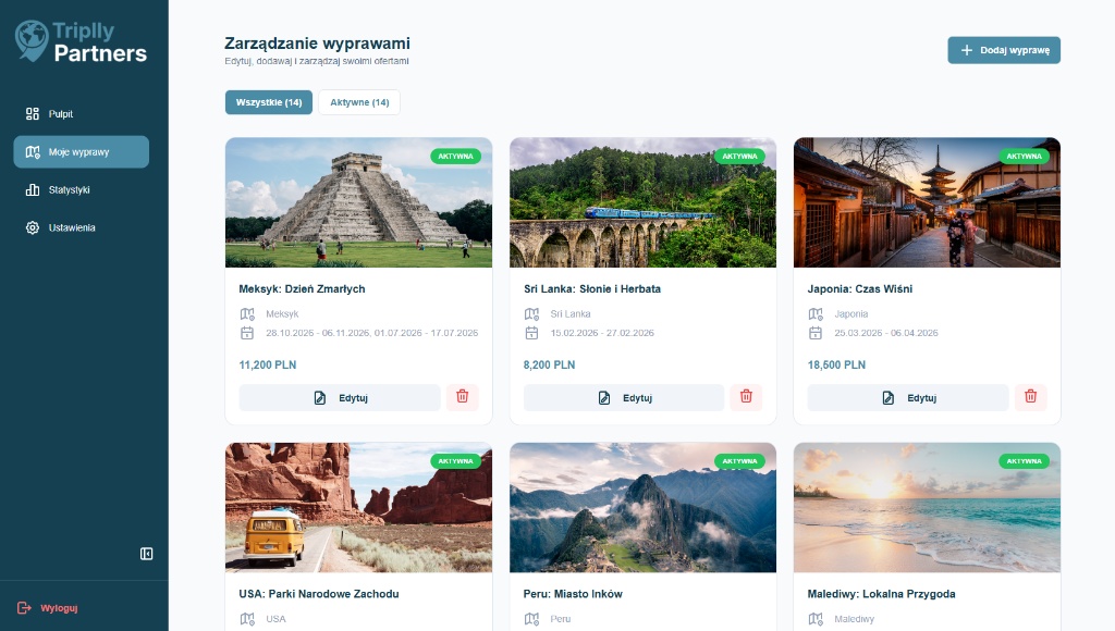 Zarządzanie wyprawami